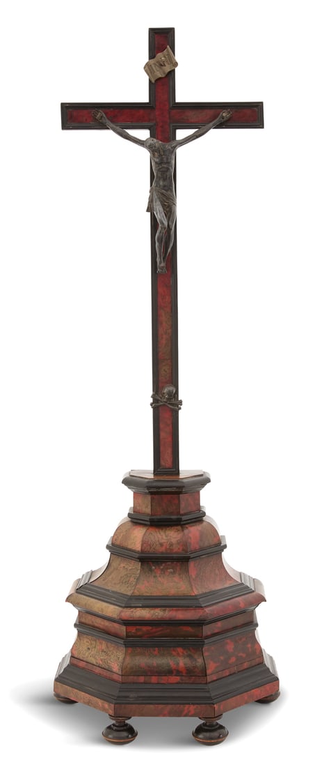 Tortoiseshell Corpus Christi Crucifix (1 of 4)