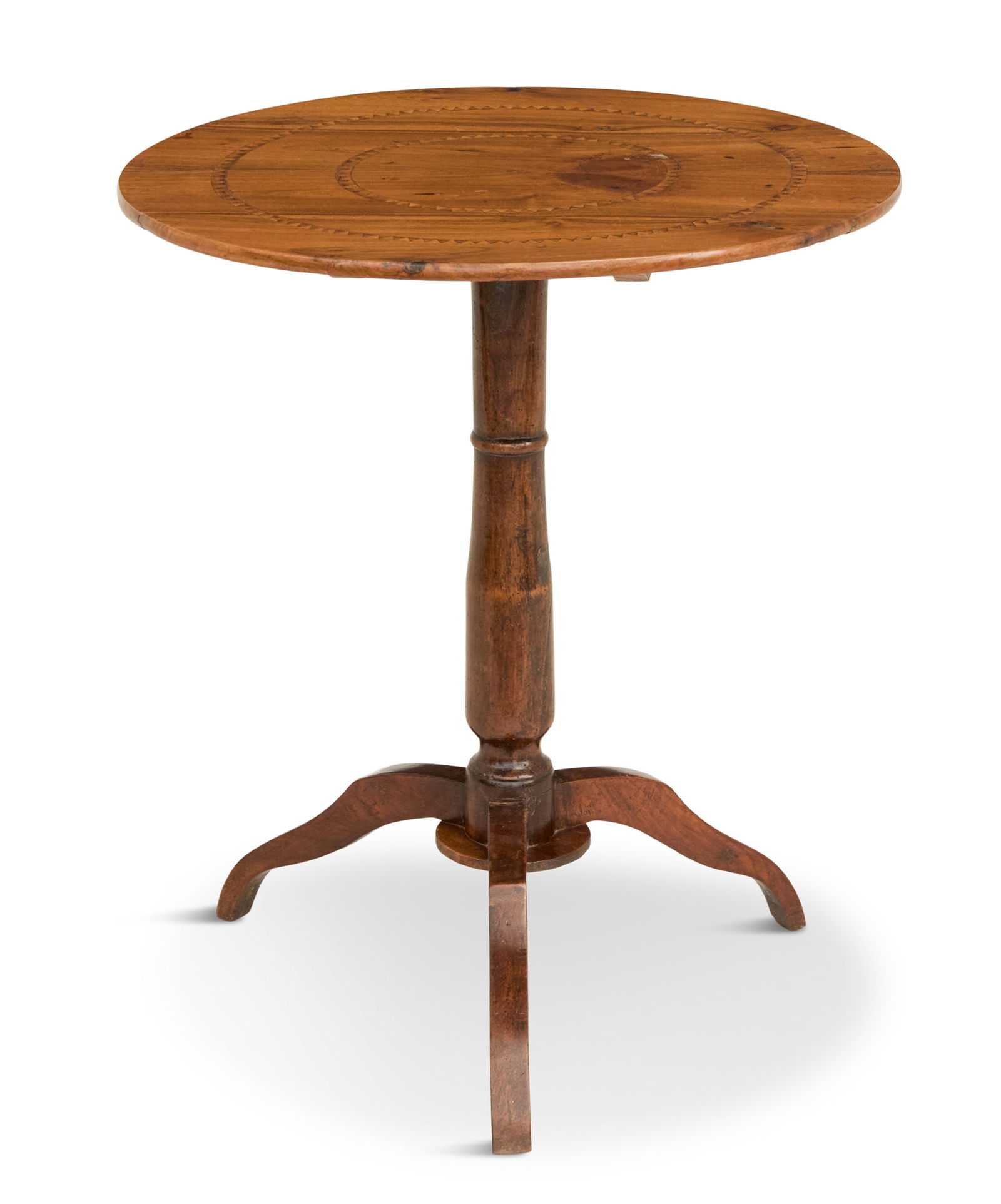Continental Walnut Tripod Table (1 of 3)