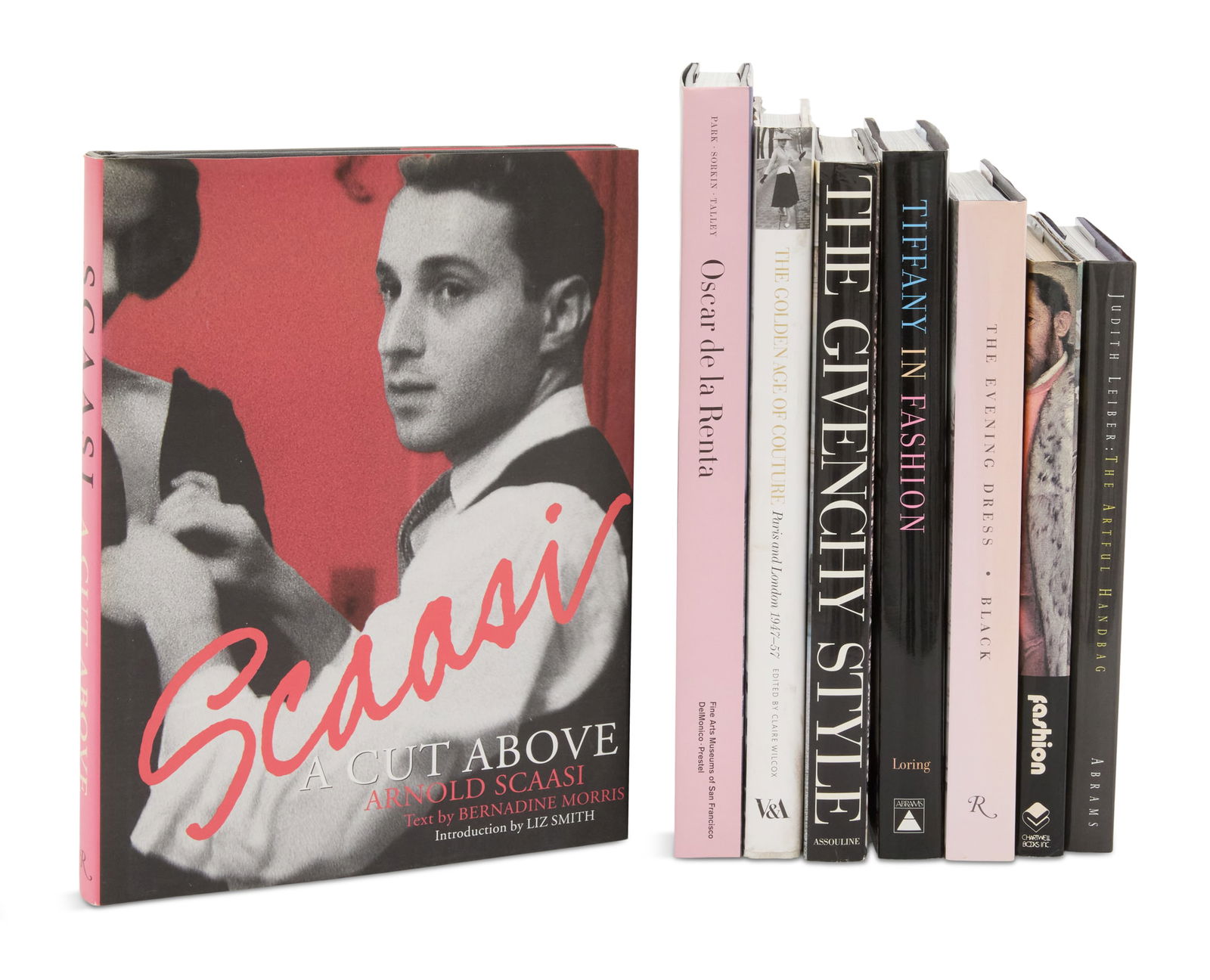 Coffee Table Books on Fashion and Accessories: Collection of Coffee Table Books on Fashion and Accessoriesincluding an autographed copy of Judith Leiber: The Artful Handbag, books on Tiffany, Oscar de la Renta, Givenchy, Scaasi and others. (8 book