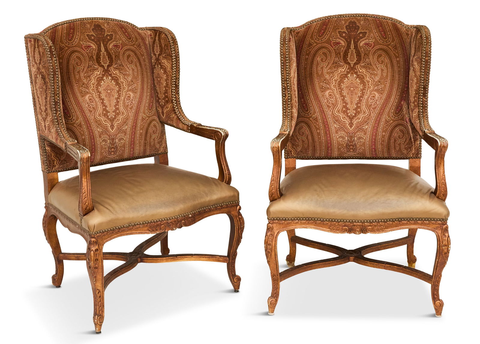 Ralph Lauren "Spencer" Giltwood Armchairs (1 of 2)