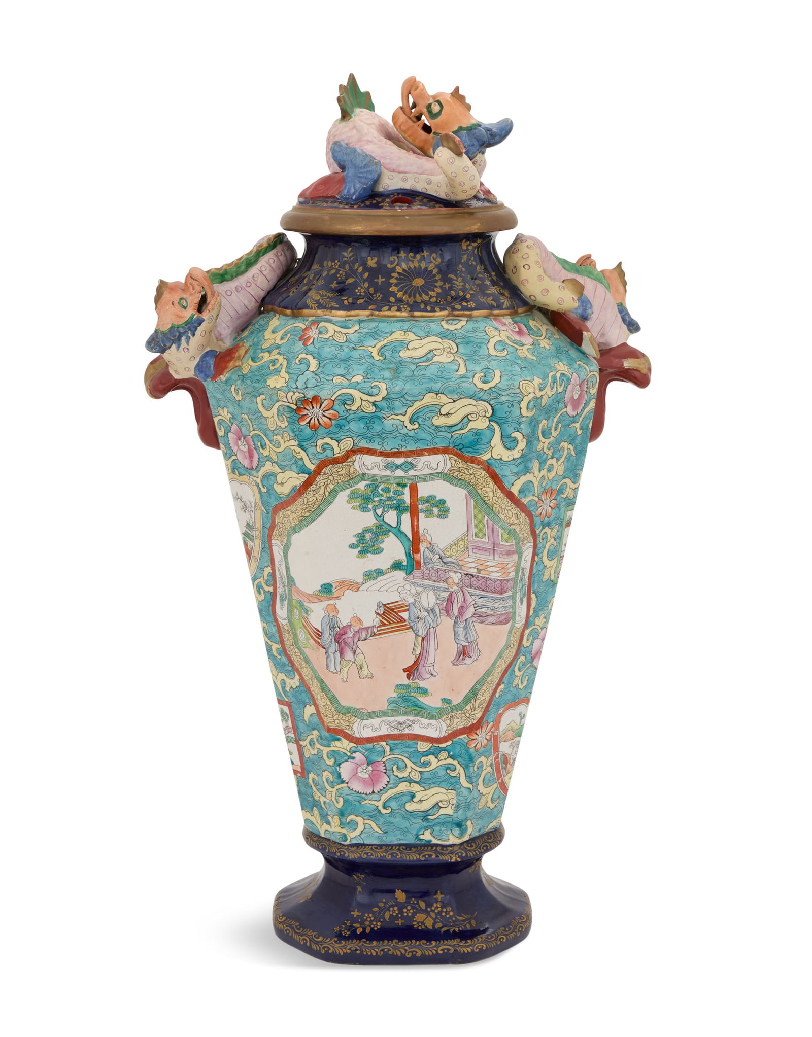 Ironstone Potpourri Vase Attributed to Mason's (1 of 7)