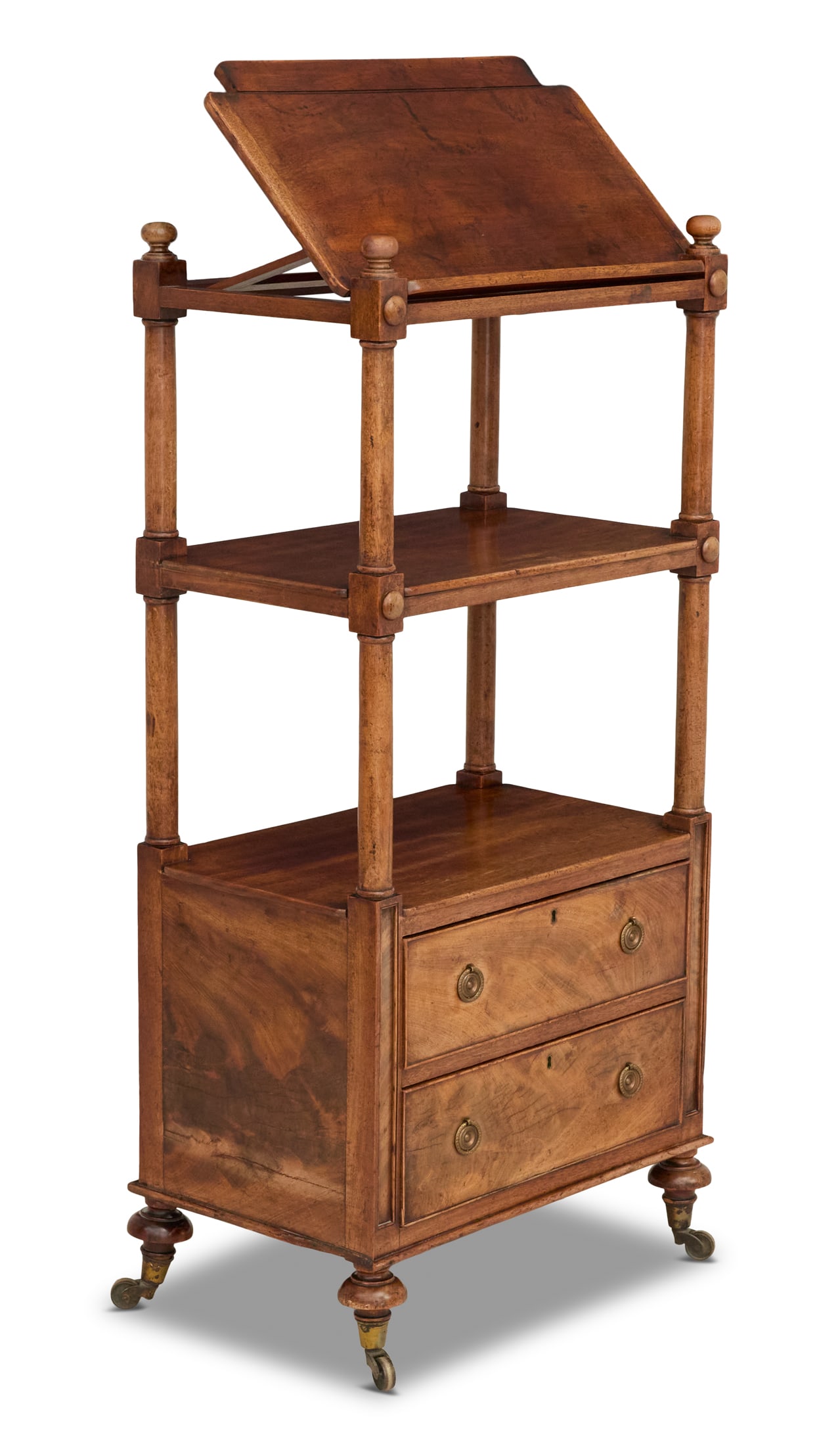 Regency Mahogany Lectern Stand (1 of 3)