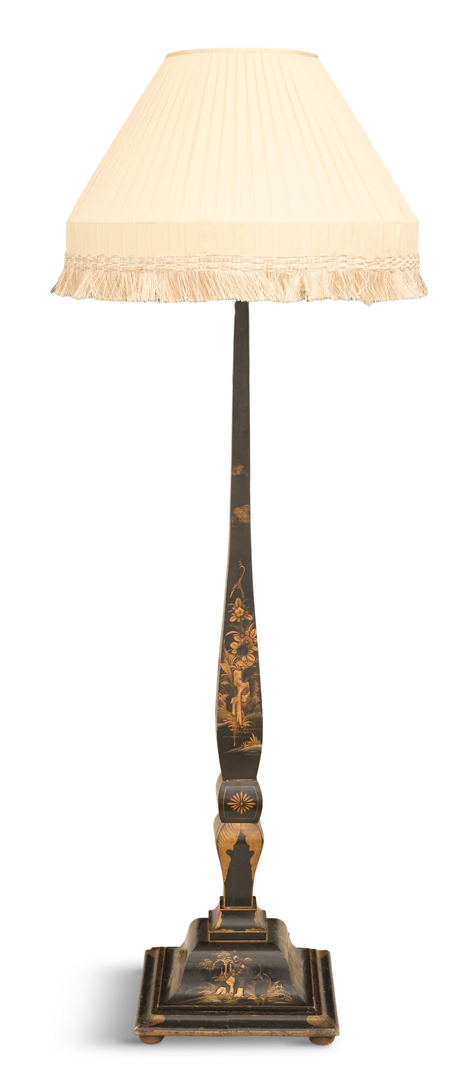 Edwardian Japanned Floor Lamp (1 of 2)