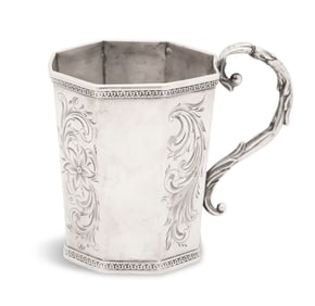 Tifft & Whiting Coin Silver Cup