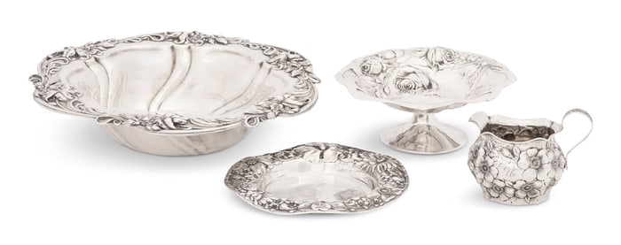 American Repousse Sterling Silver Tableware