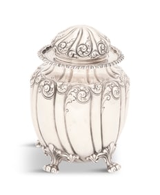 Howard & Co. Sterling Silver Tea Caddy
