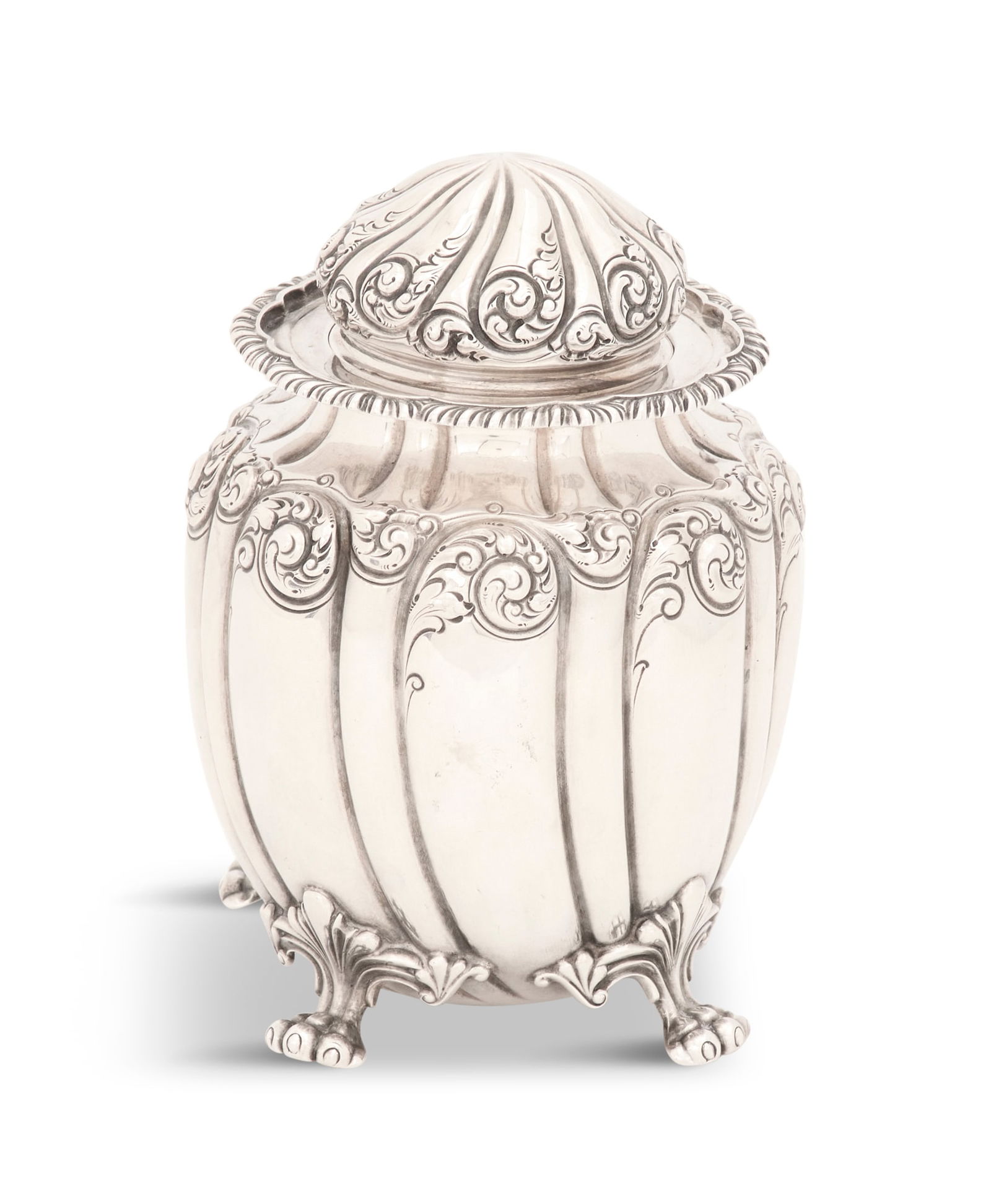Howard & Co. Sterling Silver Tea Caddy (1 of 3)