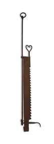 American Wrought Iron Fireplace Trammel