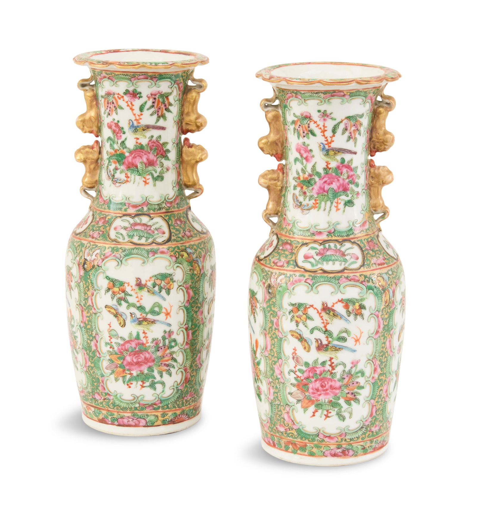 Pair of Chinese Export Porcelain Vases (1 of 3)