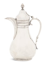 Middle Eastern Silverplate Brass Dallah