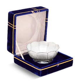 Sterling Silver Presentation Prasadam Bowl