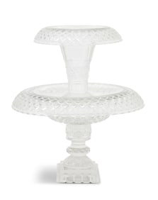 Anglo-Irish Cut Glass Centerpiece
