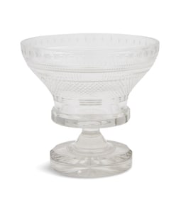 English Cut Glass Centerpiece Bowl