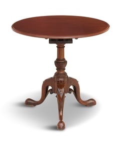 George III-Style Mahogany Tripod Table