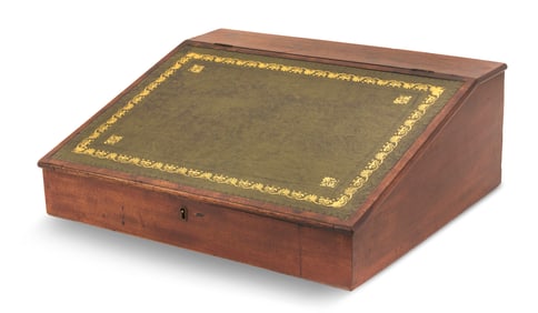 English Mahogany and Leather Lap Desk