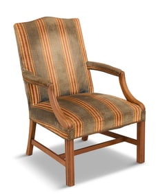 George III-Style Mahogany Lolling Chair