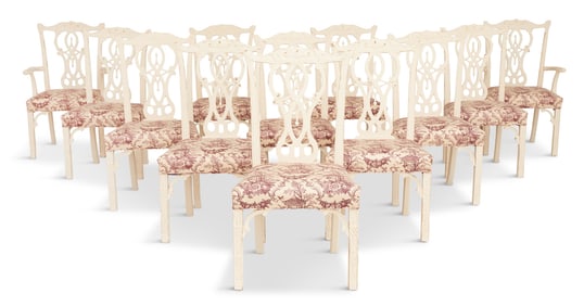 Twelve George III-Style Dining Chairs
