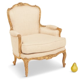 Louis XV-Style Giltwood Child's Bergere