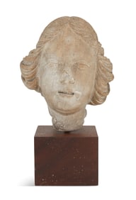 Continental Antique Marble Bust