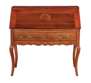 Provincial Louis XV Fruitwood Bureau