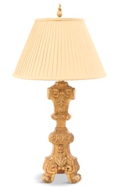 French Giltwood Altar Stick