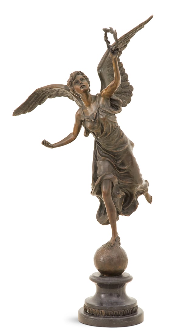 Bronze Figure of "Winged Victory" (1 of 4)