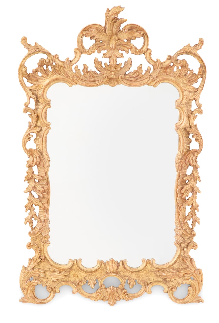 Giltwood Mirror in the Italian Rococo Taste (1 of 2)
