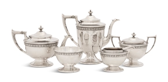 Durgin Sterling Silver Tea Set
