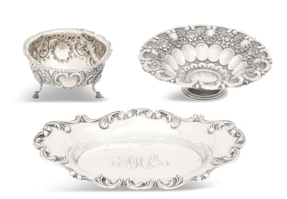 Three Silver Bowls