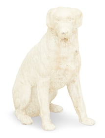 Aluminum Garden Figure of a Dog