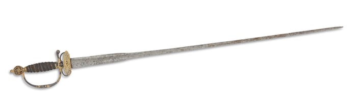 18th-Century British Colichemarde Small Sword