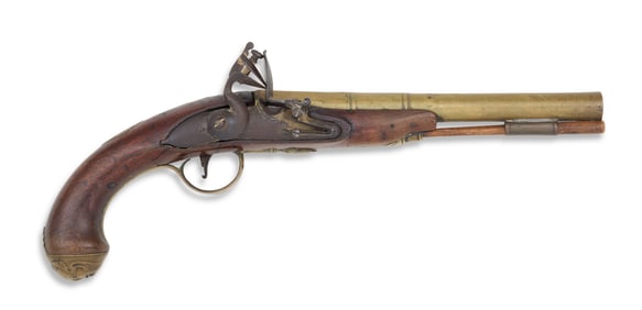 English Flintlock Pistol