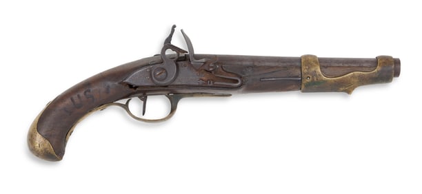 French Model 1767 Flintlock Pistol