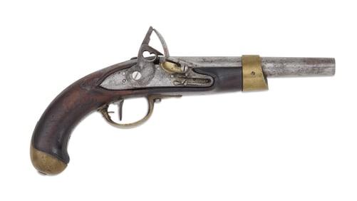 French Year II Flintlock Cavalry Pistol