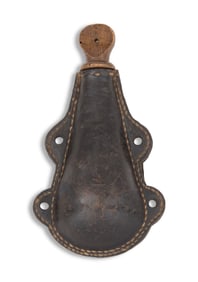 Boiled Leather Powder Flask