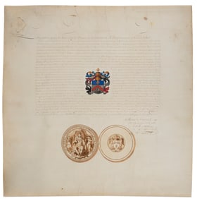 Four Letters Patent of Maarten and Cornelis Tromp
