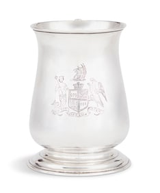 Early George III Sterling Silver Cann