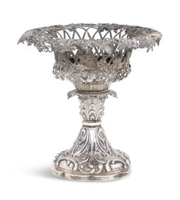 Early Victorian Sterling Silver Fruit Stand