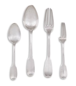 Two New Orleans Creole Coin Silver Couverts