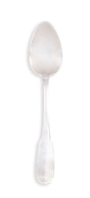 Louisiana Provincial Creole Coin Silver Teaspoon