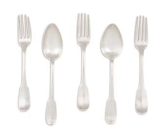 New Orleans Creole Coin Silver Flatware