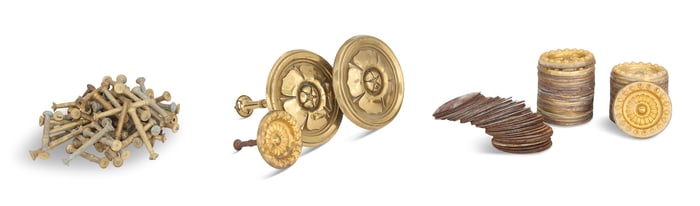 Collection of Classical Brass Tiebacks