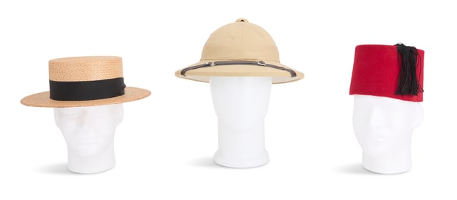 Three Iconic Men's Hats