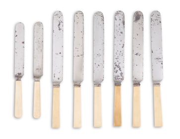 Set of American Table Knives