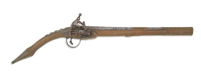 Albanian Rattail Miquelet Pistol
