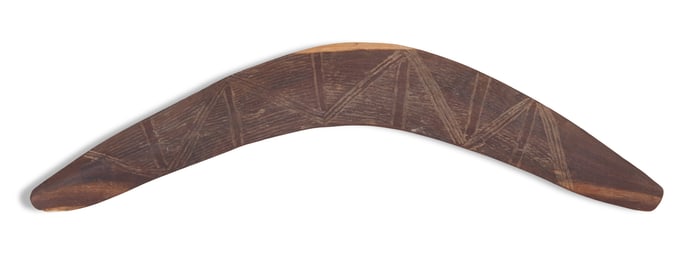 Aboriginal Mulga Wood Boomerang