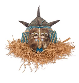 Congolese Ndeema Helmet Mask
