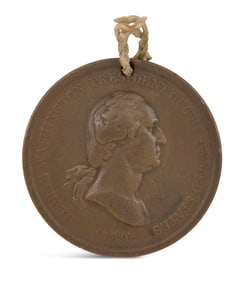 Washington Peace Medal and Reference Book