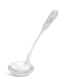 New Orleans Coin Silver Ladle