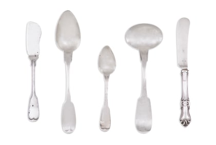 Hyde & Goodrich Coin Silver Flatware